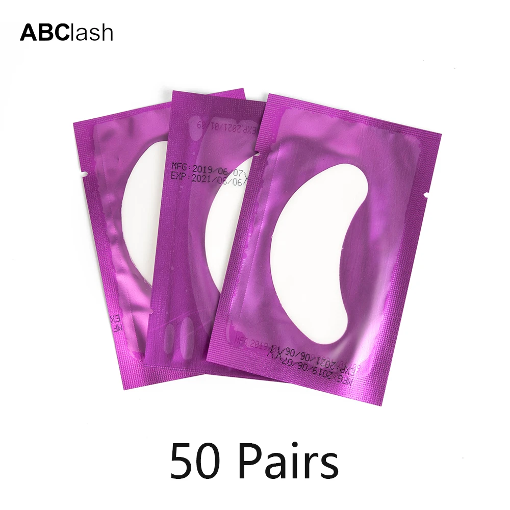 

High Quality 50 pcs Eye Pads Lint Free Women eyelash extension pads