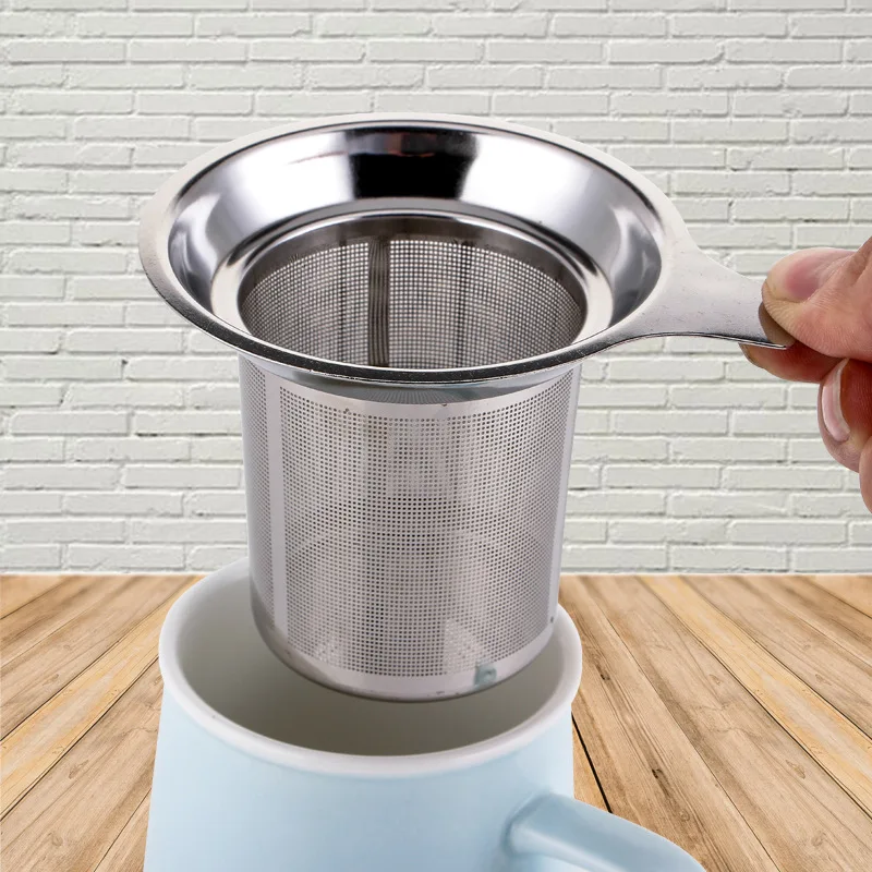 Многоразовая нержавеющая сталь сеточка для заваривания чая чайное ситечко, заварник чайный лист сито для приправ посуда для напитков кухня гостиная аксессуары