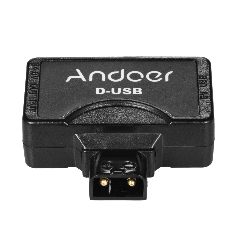 Usb-переходник Andoer D-Tap 5V для v-образного крепления аккумулятора камеры видеокамеры для BMCC монитора смартфона usb-переходник