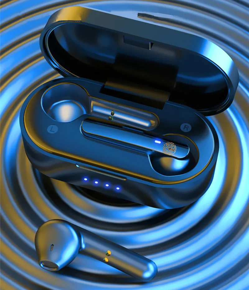 TWS Bluetooth Headphones 3D Stereo Sports True Wireless Earphones Noise-Cancelling Touch Control with Dual Microphone Earbuds |