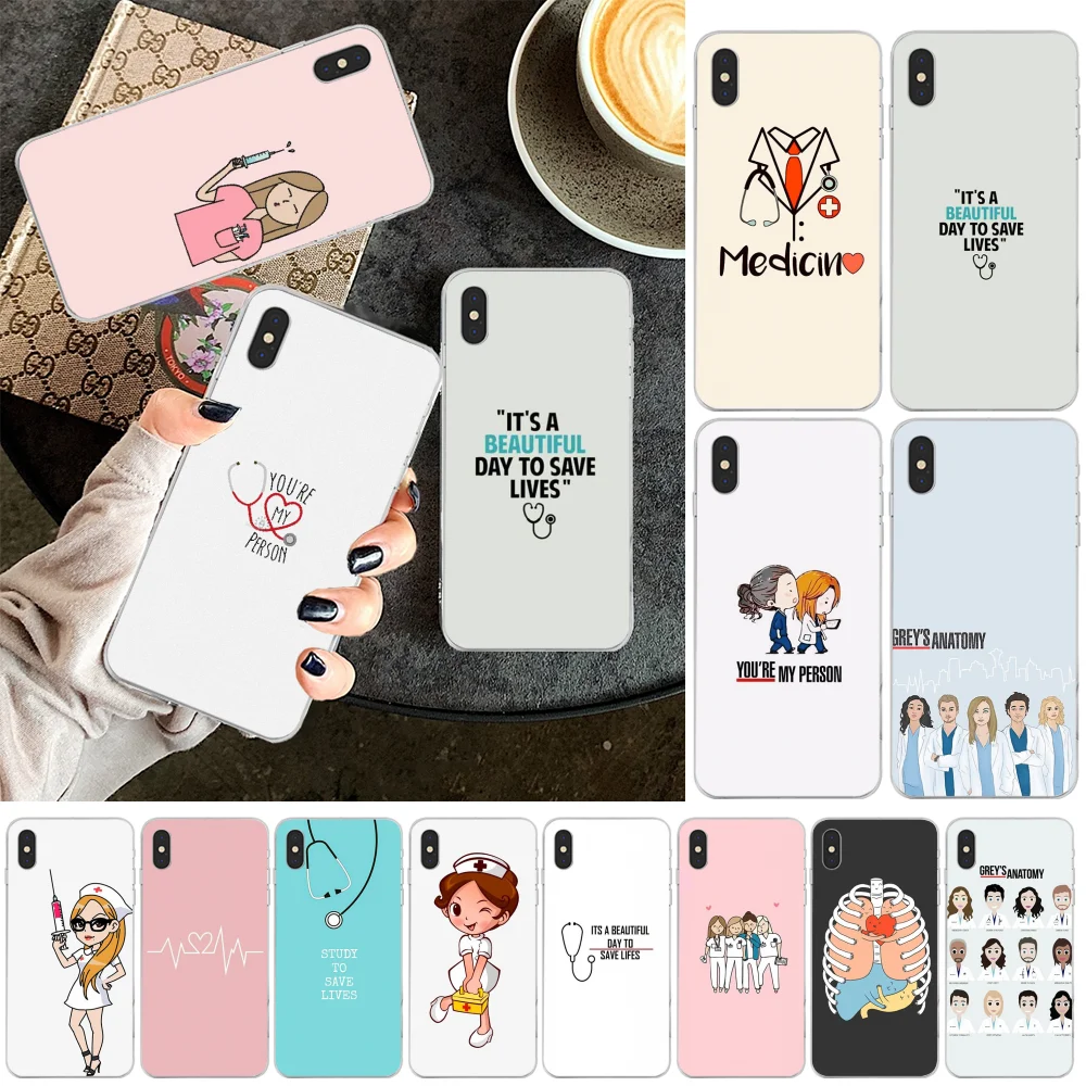 BaweiTE медицинский чехол для iPhone 11 pro XS MAX 8 7 6 6S Plus X 5 5S SE XR | Мобильные телефоны и