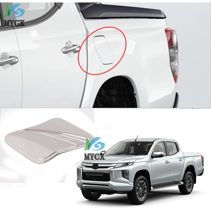 Для Mitsubishi L200 Triton 2019 2020 Ram 1200 ABS хромированная крышка топливного бака декоративная