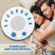 Portable White Noise Sound Machine Baby Light Sleep Therapy Regulator with 9 Plant Soothing Sound Baby Sleeping Monitor