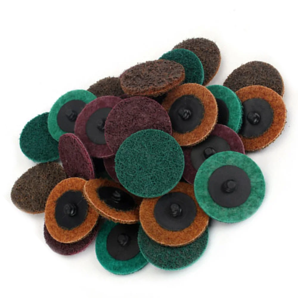 30pcs/set Sanding Discs Polishing Conditioning Grinding Pads Rust Paint Removal