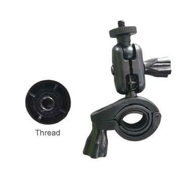 

360 Degree Rotating Support DVR Dash Cam Mount Holder Car Rearview Stable Driving Adjustable Video Recorder Screw Fasten Mirror