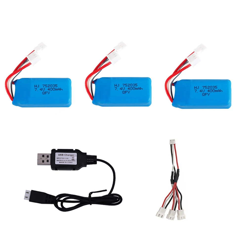 Аккумуляторная батарея Lipo с кабелем Chager для DM007 RC Quadcopter части к игрушкам на ру 7 4 V