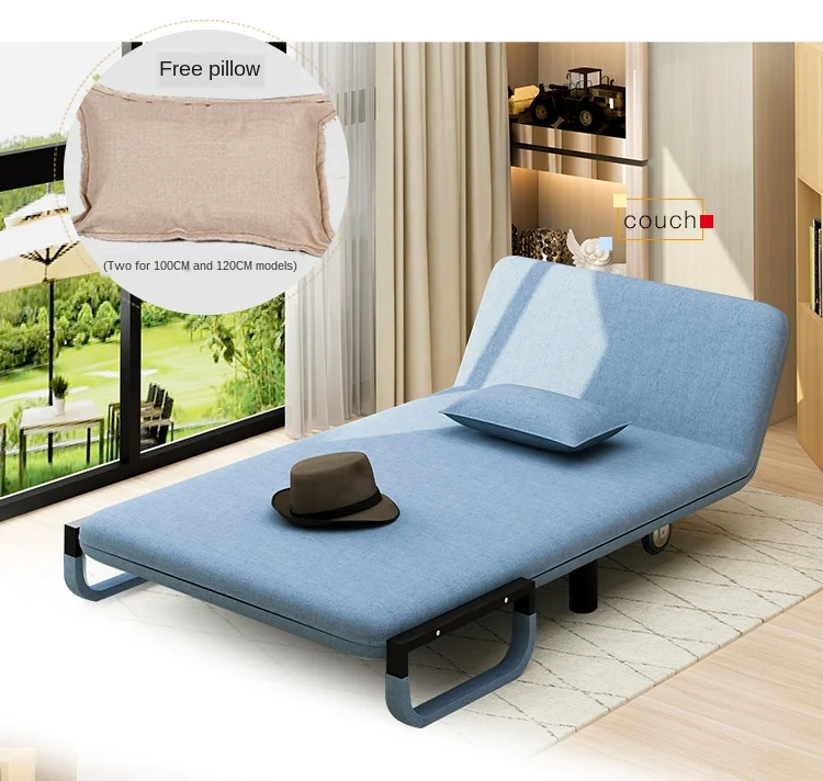Небольшая квартира ленивый диван многофункциональная ткань кровать складной