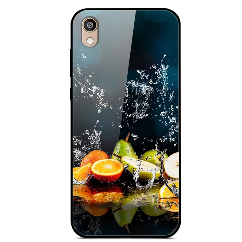 Для Honor 8S Чехол huawei Honor 8S чехол с милым рисунком стекло задняя крышка Жесткий чехол для huawei Honor 8 S KSA-LX9 чехол Honor8S 8 S бампер
