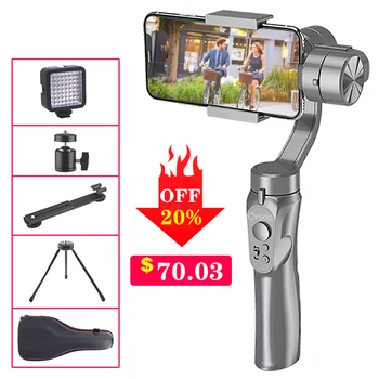 

Orsda Stabilizer Gimbal Smartphone for Gopro Camera 3-Axis Handheld PTZ Phone IPhone11XS XR W/Focus Pull & Zoom Estabilizador