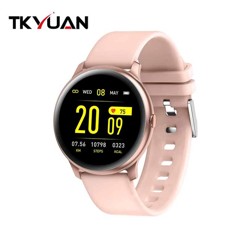 TKYUAN kw19 Смарт-часы женские 1,3 дюймов тонкие BT4.0 часы Активный Пульс фитнес-браслет водонепроницаемые Смарт-часы для мужчин