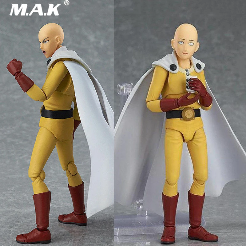 

In stock 16cm Figma310 ONE PUNCH-MAN Saitama Hero Teacher Poseable PVC Figure Toys
