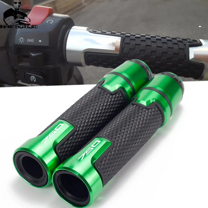 Accessories 7/8'' 22MM Motorcycle handle grips Motorbike handlebar ends For Kawasaki Z750 Z 750 S R Z750R Z750S 2008-2013 2012 |