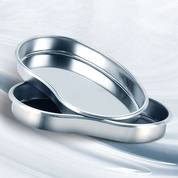 

1pc Tattoo Accessories Stainless Steel Surgical Bending Tray Disinfection Plate Permanent Makeup Eyebrow Lip Body Art Tools