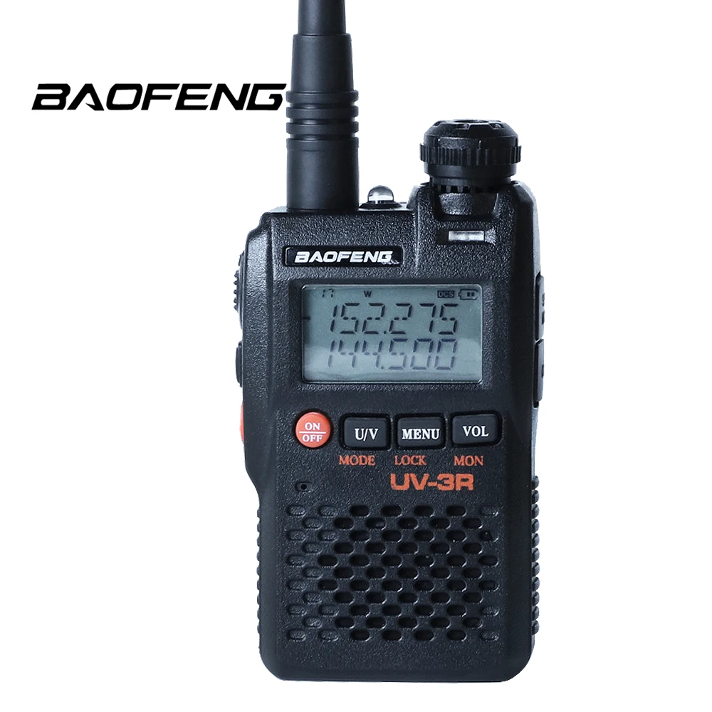 Baofeng UV-3R Мини Портативный Tansceiver двухдиапазонный 5 Вт 136-174/400-520 МГц двухстороннее радио