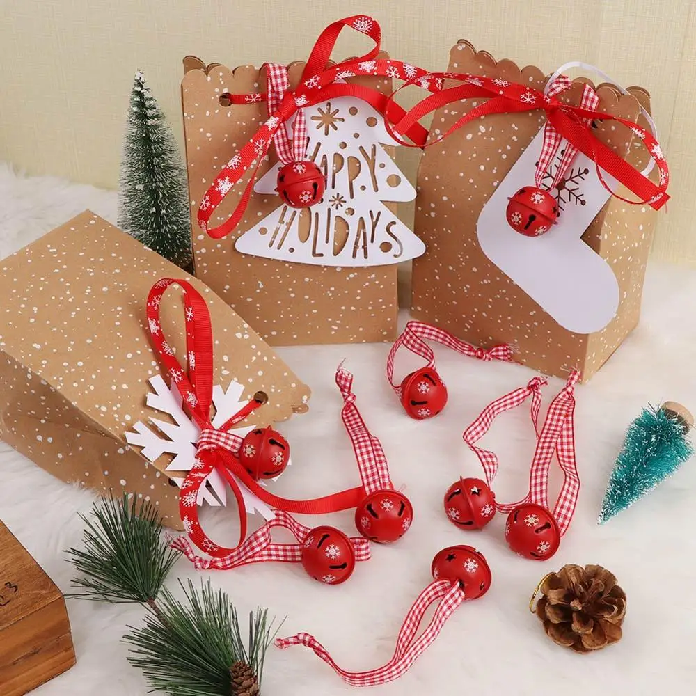 20 шт. новогодние металлические колокольчики в виде снежинок|Рождественские