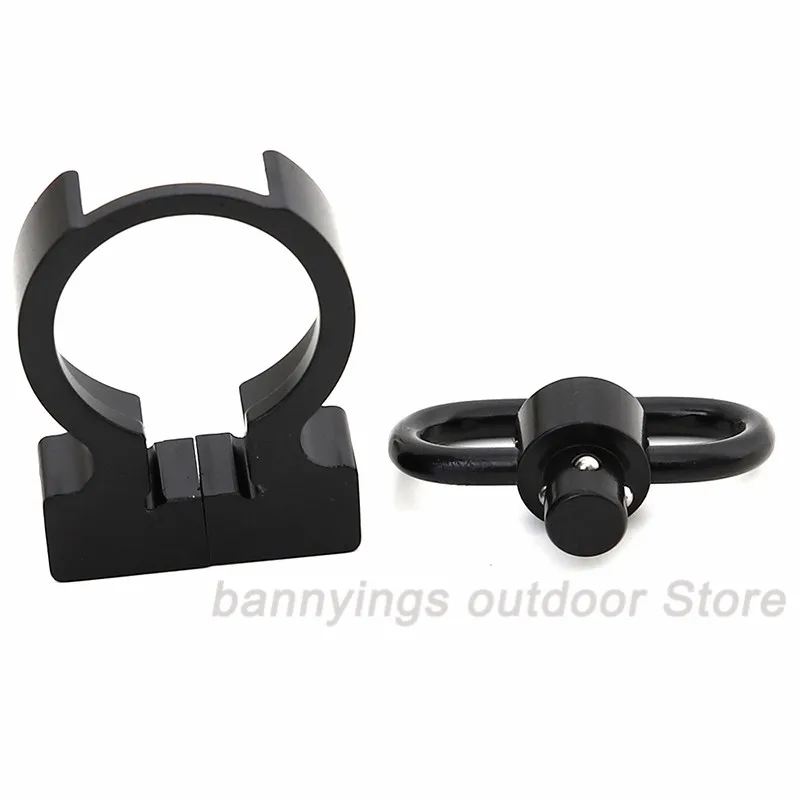 TOtrait Tactical QD быстро отсоединяется черная Концевая пластина Слинг поворотный адаптер крепление для охоты. 223/5. 56 карабины AR15 M4 винтовка