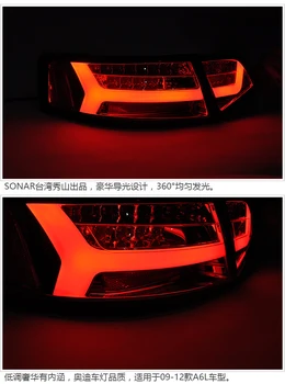 

AKD Car Styling for A6 Tail Lights 2009-2011 A6L LED Tail Lamp LED DRL Turn Signal Brake Reverse auto Accessories