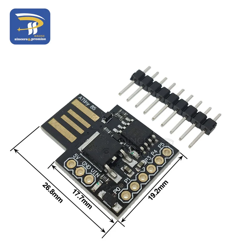 ATTINY синий черный TINY85 Digispark Kickstarter микро макетная плата ATTINY85 модуль для Arduino IIC IEC USB ATTINY45