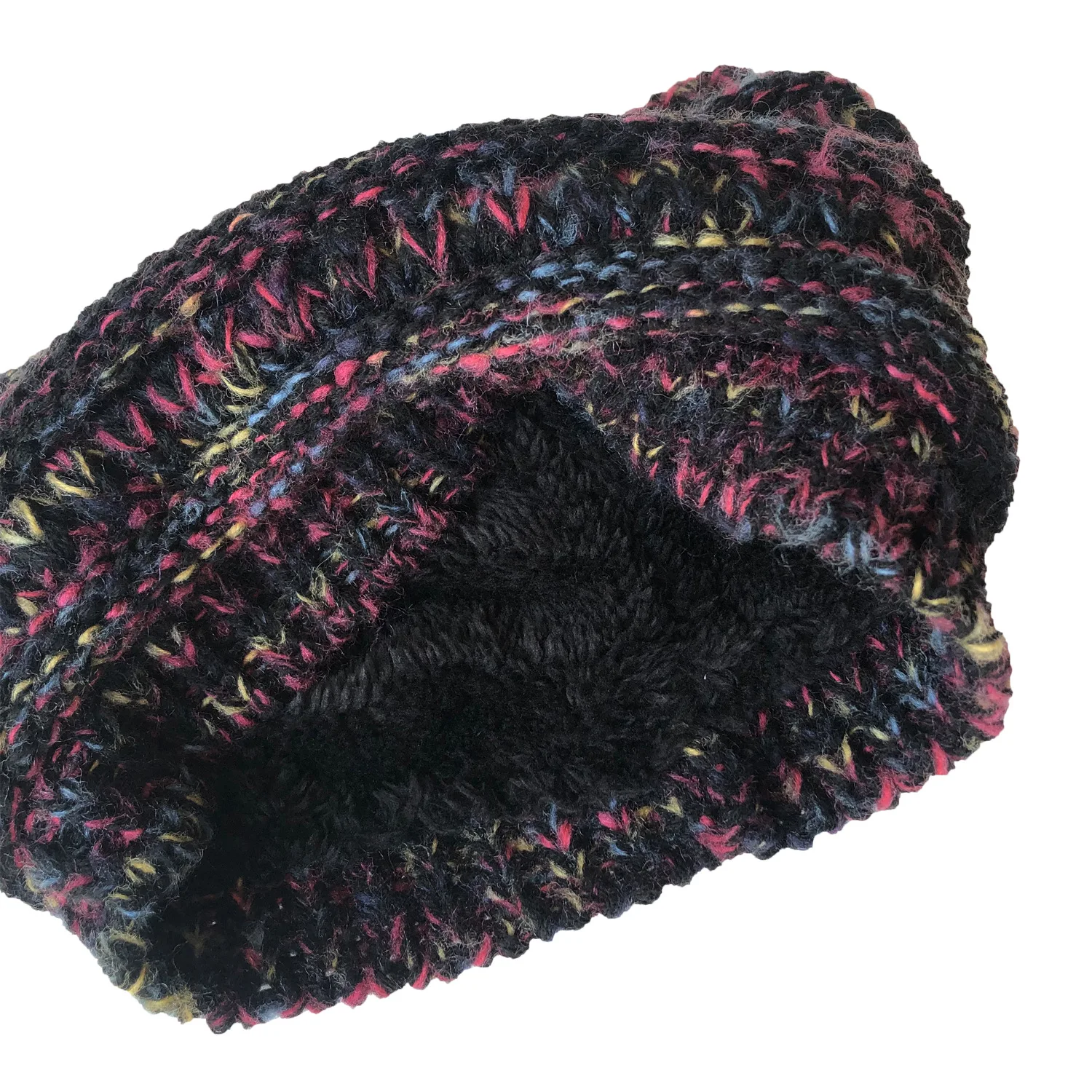 Флисовая Повязка вязаная повязка на голову тюрбан зимняя теплая повязка для ушей эластичная повязка для волос женский хвостик шапочка