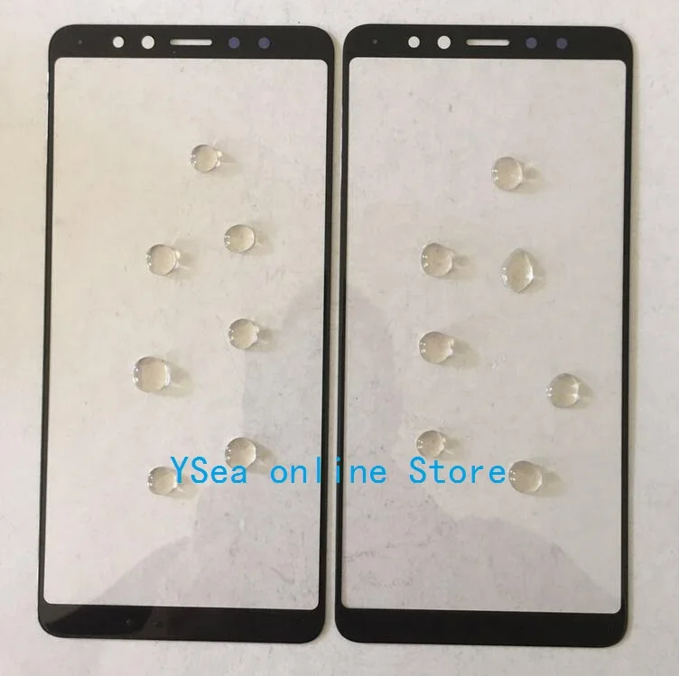 

new Replacement Black Front Outer Glass Lens Repair Touch Screen Outer Glass For Lenovo K5 Pro L38041 Phone part 5.99"