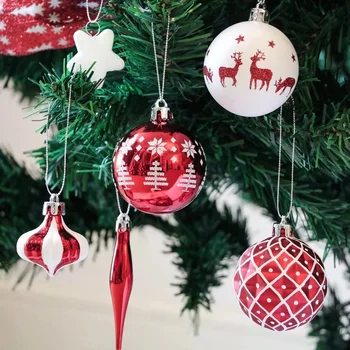 

70-Pack Shatterproof Christmas Ball Ornaments Set Decorative Pendants Reusable Hand-held Gift for Xmas Tree TP899