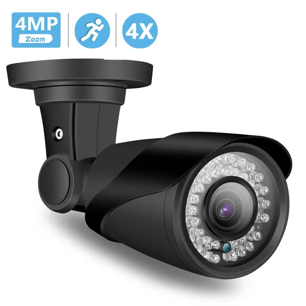 IP камера BESDER Super HD 4MP 4X с ручным зумом/фокусом наружная Водонепроницаемая