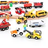 Battery Operated Action Locomotive Train Magnetic Connection Powerful Train Set Fit for Brio Wooden Trains and Tracks Kids Gifts 4