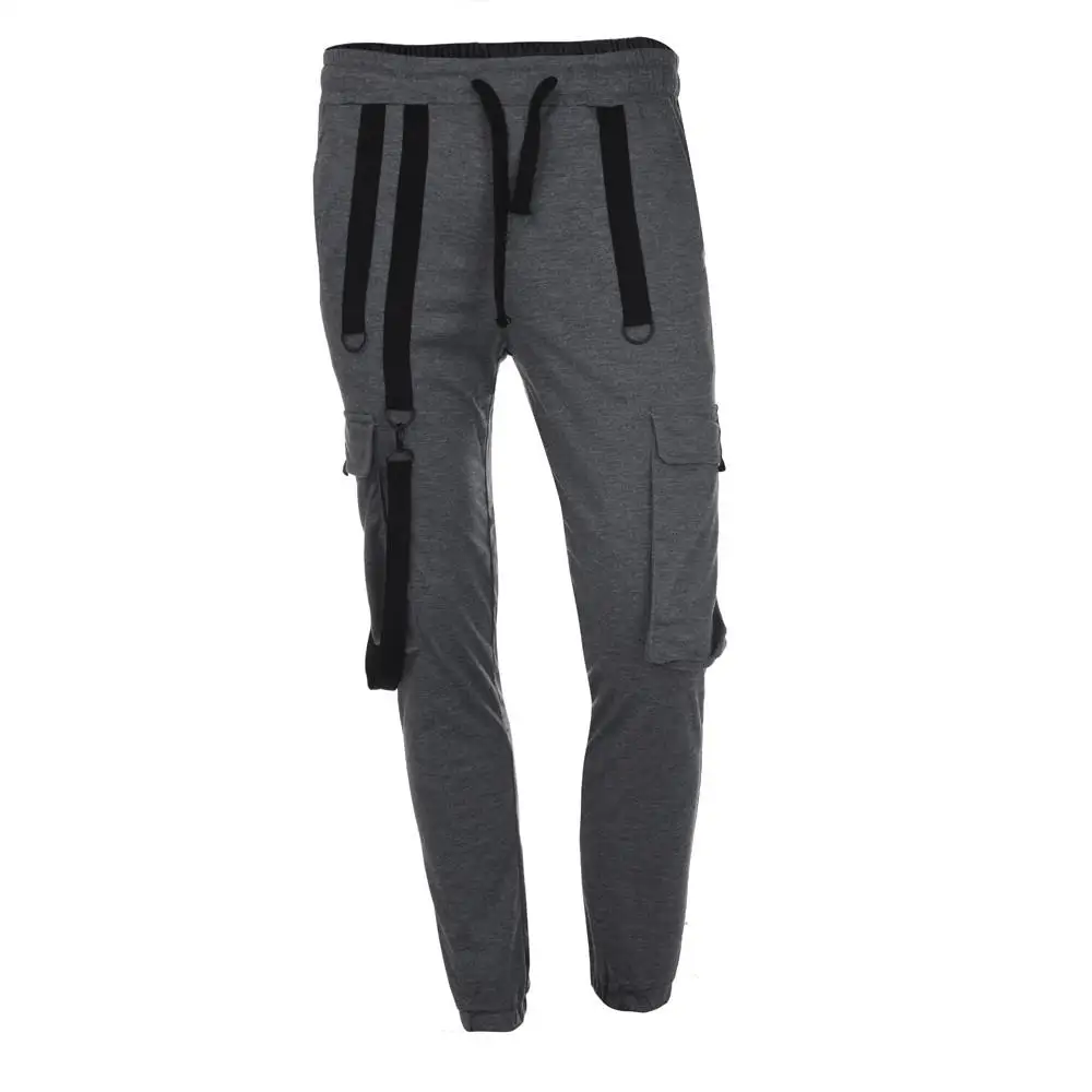 Camisole комбинезоны с карманами Спортивные Повседневные брюки мужское занятие по фитнесу уличные рабочие брюки спортивные высокого качества B1 - Цвет: DG