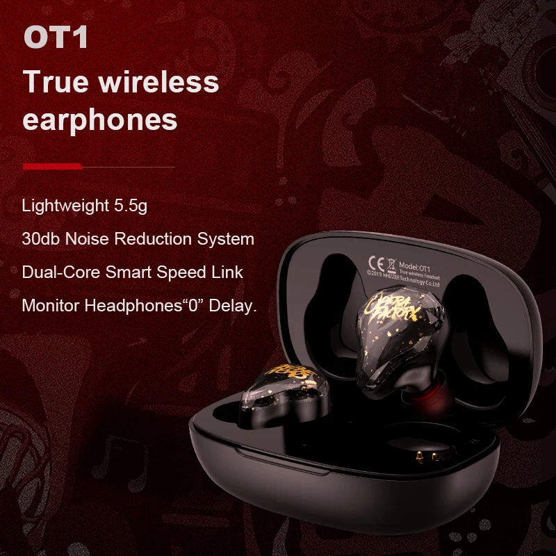 Уизер OT1 обновления Airdots наушники-вкладыши TWS с Bluetooth5.0 наушники стерео