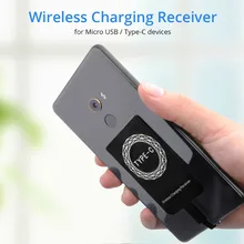 Для samsung беспроводной зарядный приемник Универсальный Все микро-usb для устройств на аndroid type-c Qi Беспроводной Зарядная площадка модуль для мобильного телефона