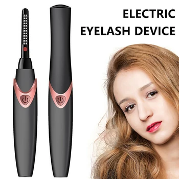 

New Electric Heated Eyelash Curler USB Rechargeable Beauty Makeup Tool 10 Seconds Warm-up Curling Easy Convenient and Fast