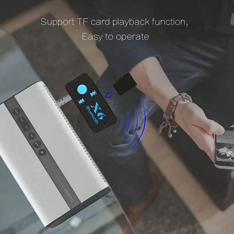Беспроводной мини адаптер 4 1 EDR Bluetooth Aux o ресивер 3 5 мм док станция для громкой