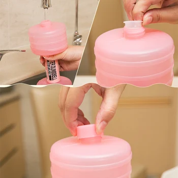 

Dumbbells Water Bottle Polypropylene Plastic Double Layer Sealed Lid Injection Bodybuilding Home Exercise New Arrival