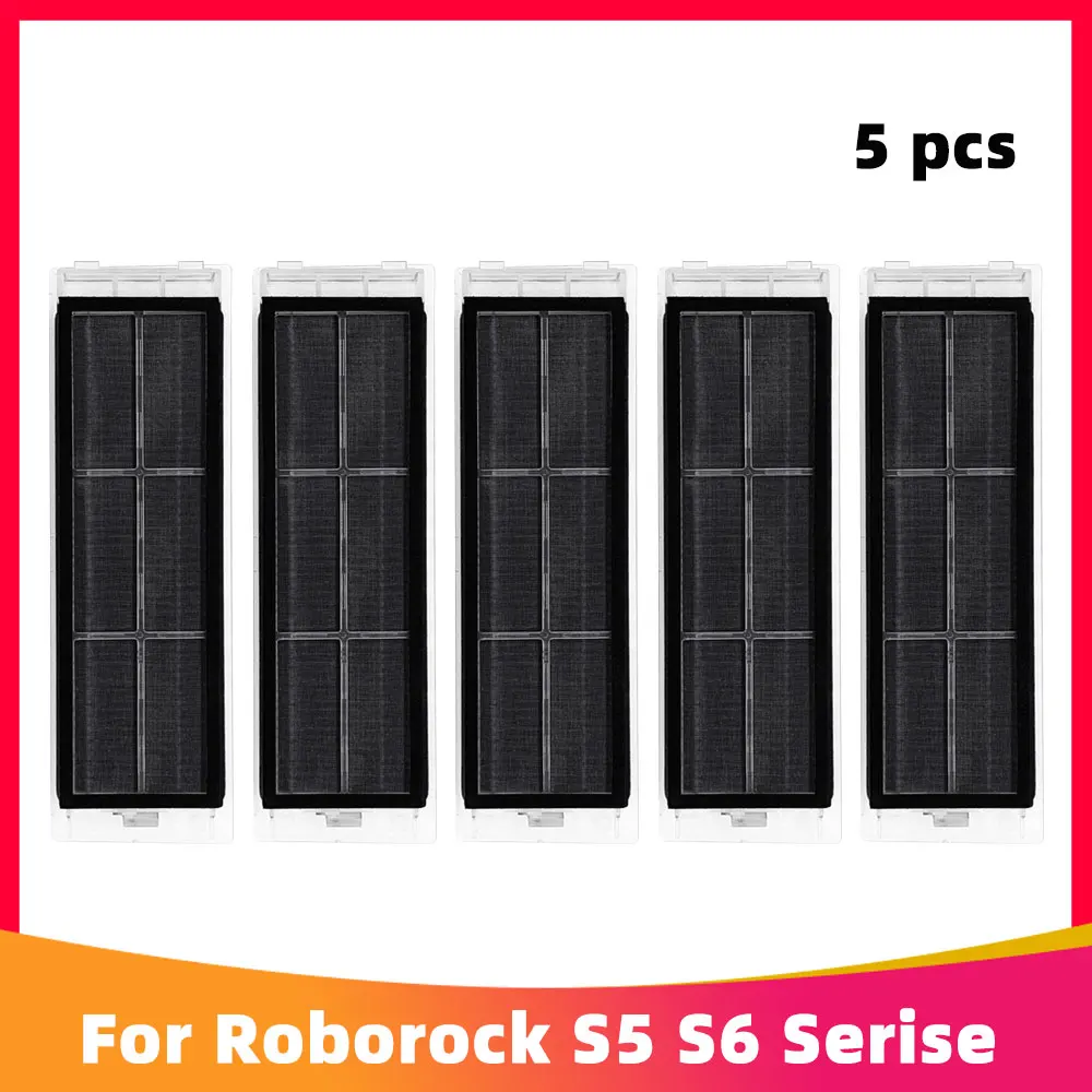 High Efficiency Activated Carbon Filter for Xiaomi 1/1s and Roborock Serise Robotic Vacuum Cleaner Spare Parts Upgraded Version | Бытовая