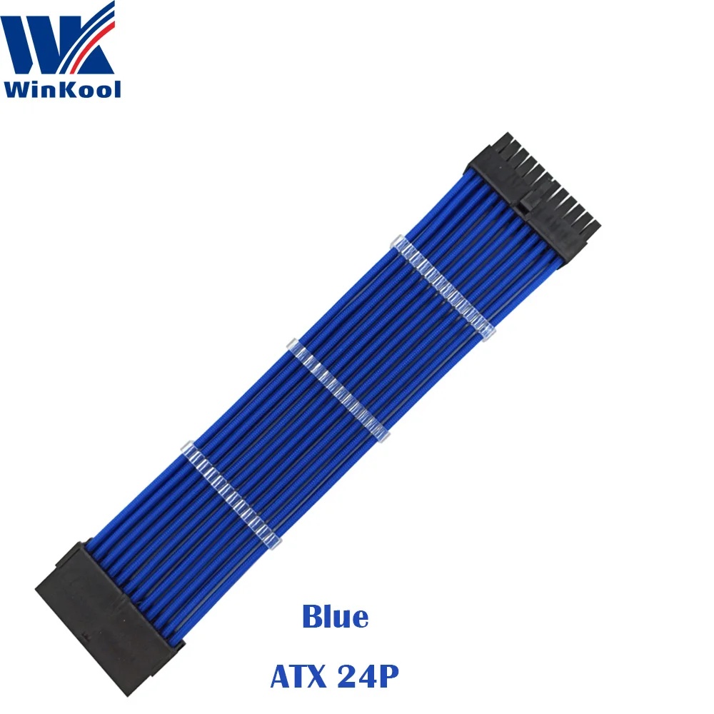 WinKool ATX 24P Extension Cable Blue