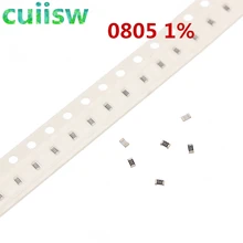 100 шт. 1% 0805 SMD резистор 0R~ 10M 1/8 Вт 0 0,1 1 10 100 150 220 330 Ом 1K 2,2 K 10K 100K 0R 1R 10R 100R 150R 220R 330R 1 м 10 м