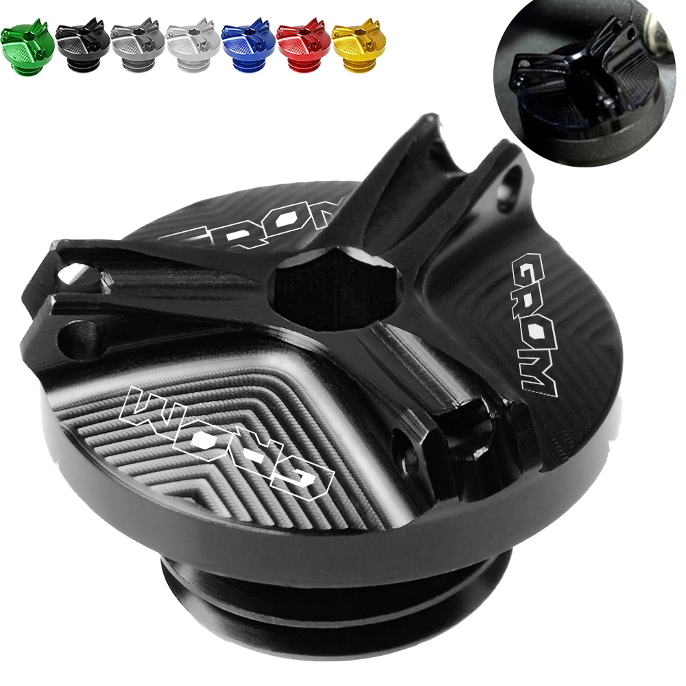 For Honda Grom 2012 2013 2014 2015 2017 2018 2019 2016 Motorcycle Accessories Aluminum Engine Oil Filter Cup Plug Cover screws | Автомобили