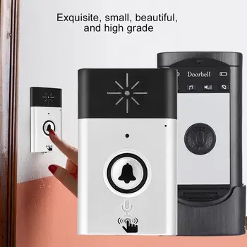 

Wireless Voice Intercom Doorbells Two-way Talk Door Bell Home Intercom Smart Home Security System timbre inalambrico Plastic