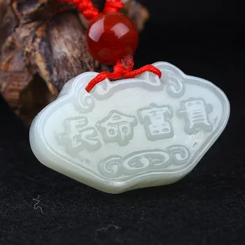 

Hand carving Jade Stones Avalokitesvara 3D Xinjiang Nephrite mineral crystals Nephrite Natural jade Pendant Best Gifts