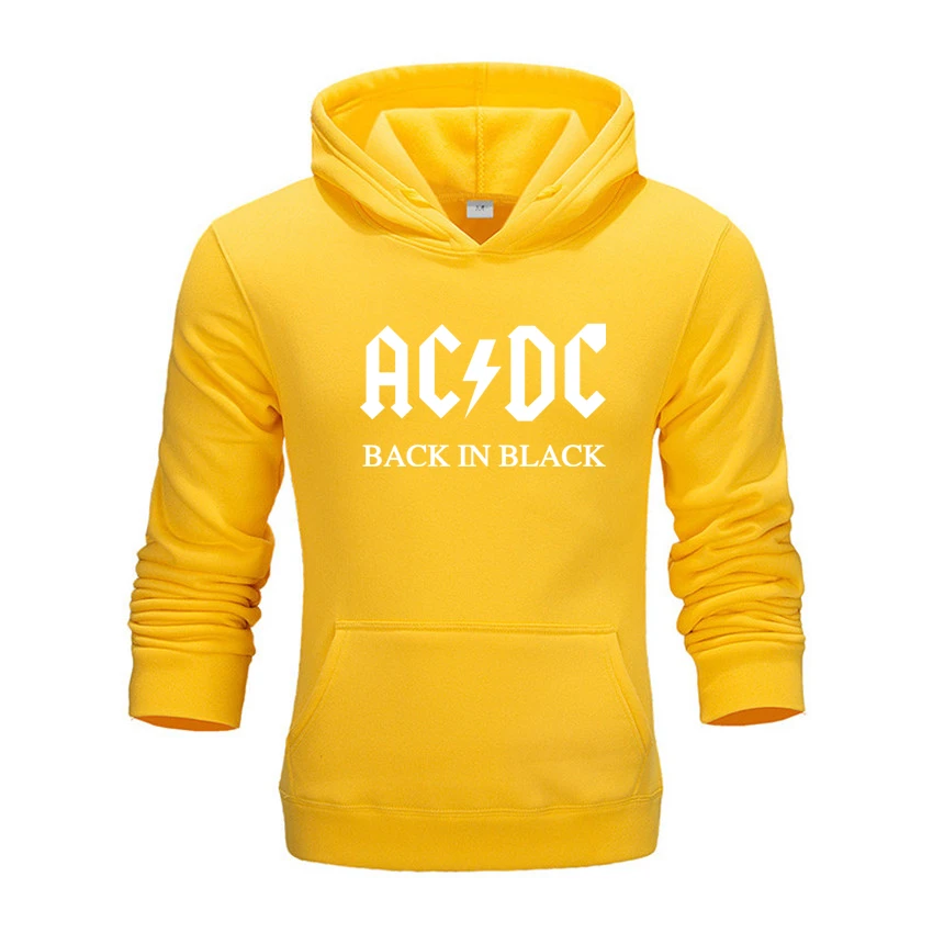 Бренд AC DC Толстовка Мужская Хип-Хоп рок-группа ACDC черная толстовка мужская повседневная Уличная куртка толстовка толстовки для мужчин/женщин