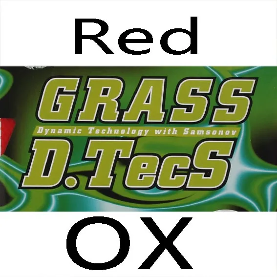 TIBHAR GRASS D. TECS(1,2/1,6/OX, Защитные/Chop) Pips-длинный Настольный теннис резиновая губка для пинг-понга 5,0 - Цвет: Red OX