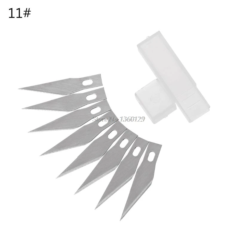 8Pcs/Set Engraving Craft Sculpture Knife Replace Blades Wood Carving Paper Cut Tools for Stationery Art Supplies Dropship | Инструменты