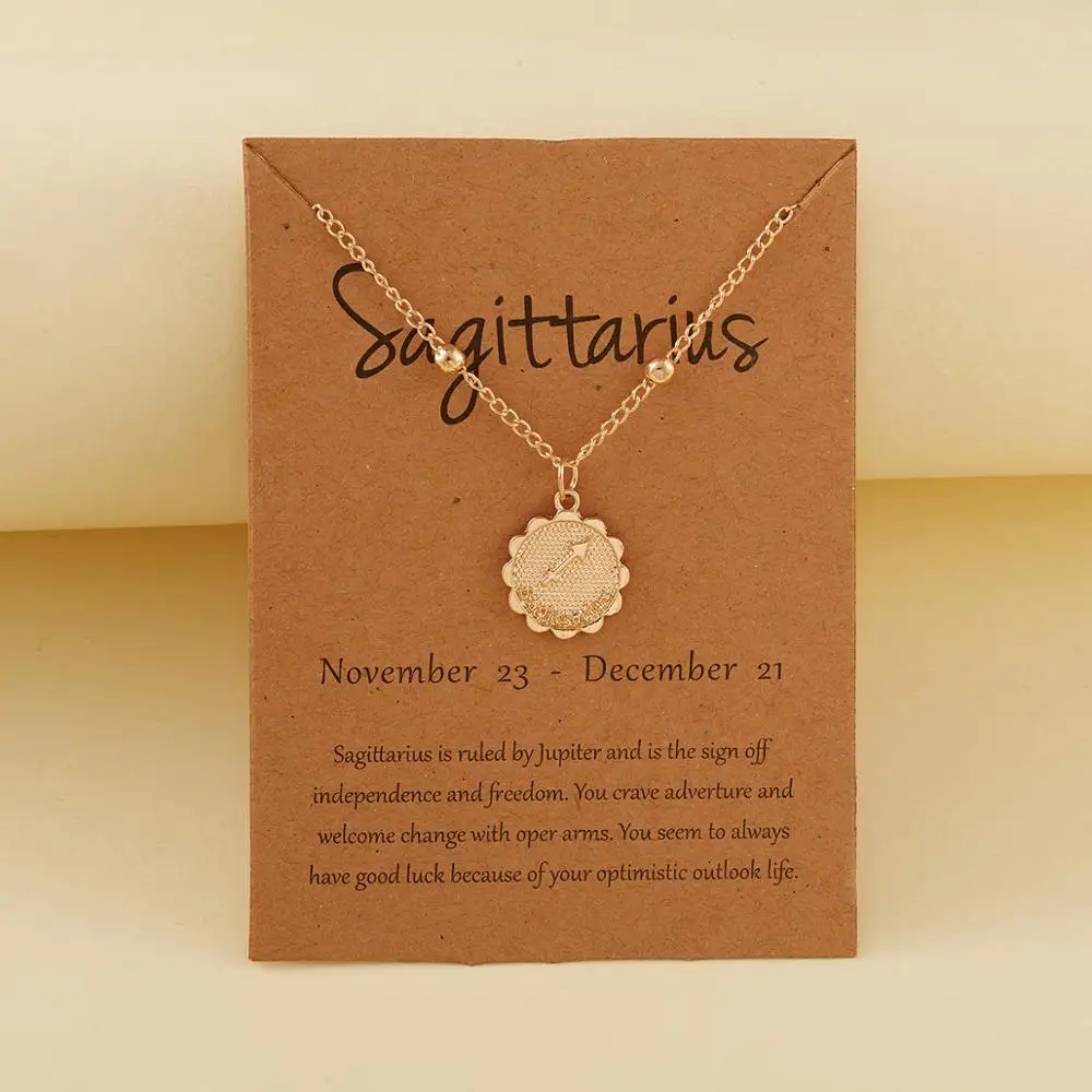 Zodiac Sign Pendant Silver, Constellation Round Necklace, Golden Disc Pendant, Heavenly Horoscope, Astrology Necklace, Coin Necklace, Fish Gift, Men