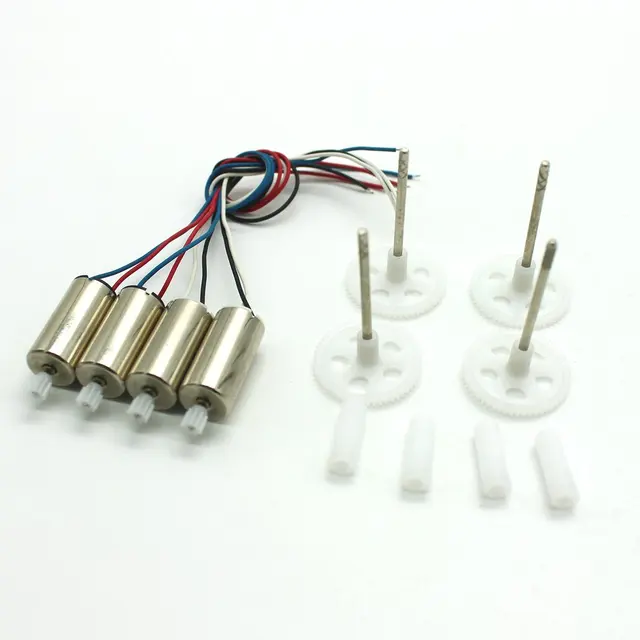 Quadcopter Replacement Spare Parts 2 CW + 2 CCW Engine Motors with Gears for SYMA X5SW X5SC X5HC X5HW RC Drone 5