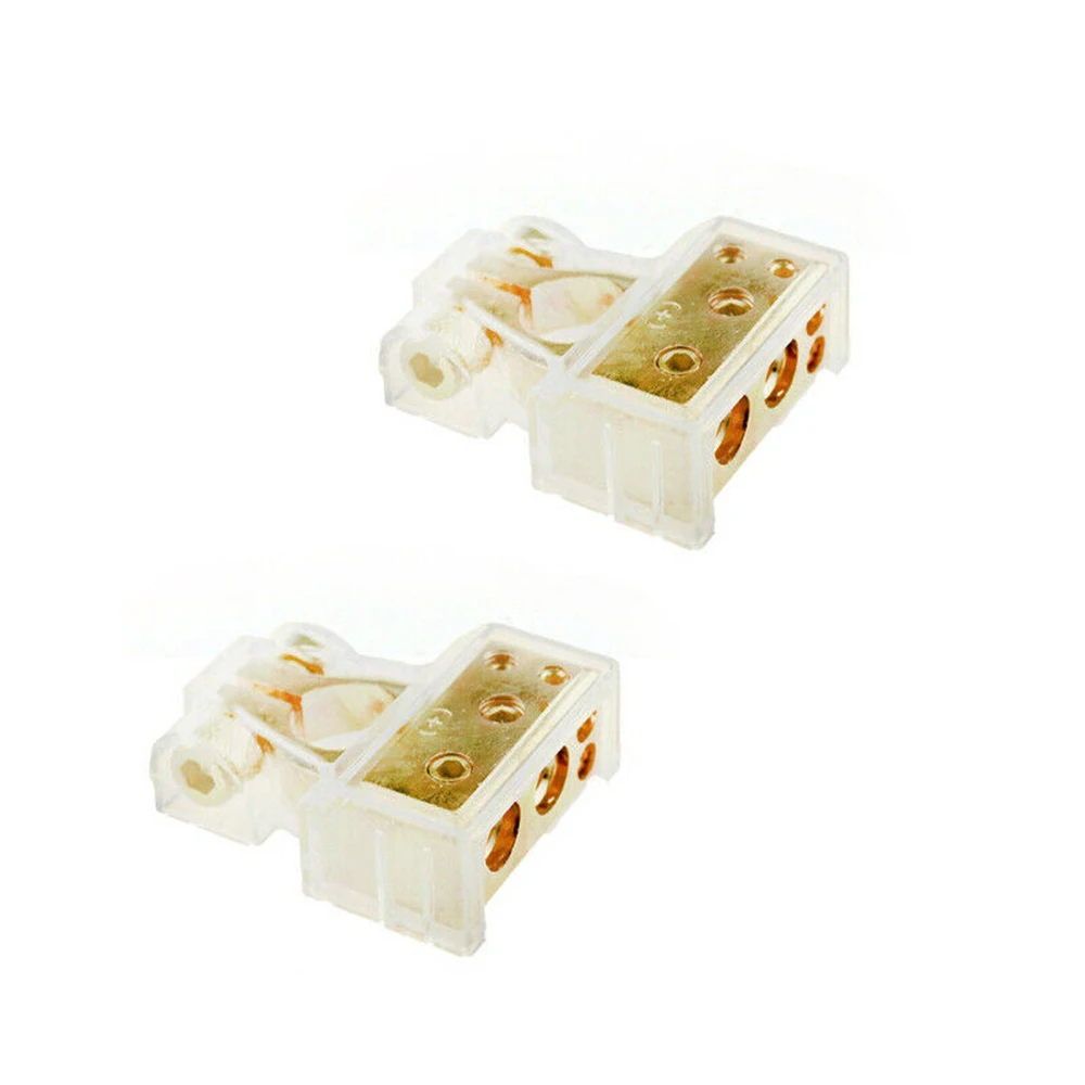 1 пара детских хлопковых колготок, 0/4/8 Awg Gauge автомобиль положительные и отрицательные Батарея клемму разъем позолоченная поверхность, устойчивость к окислению