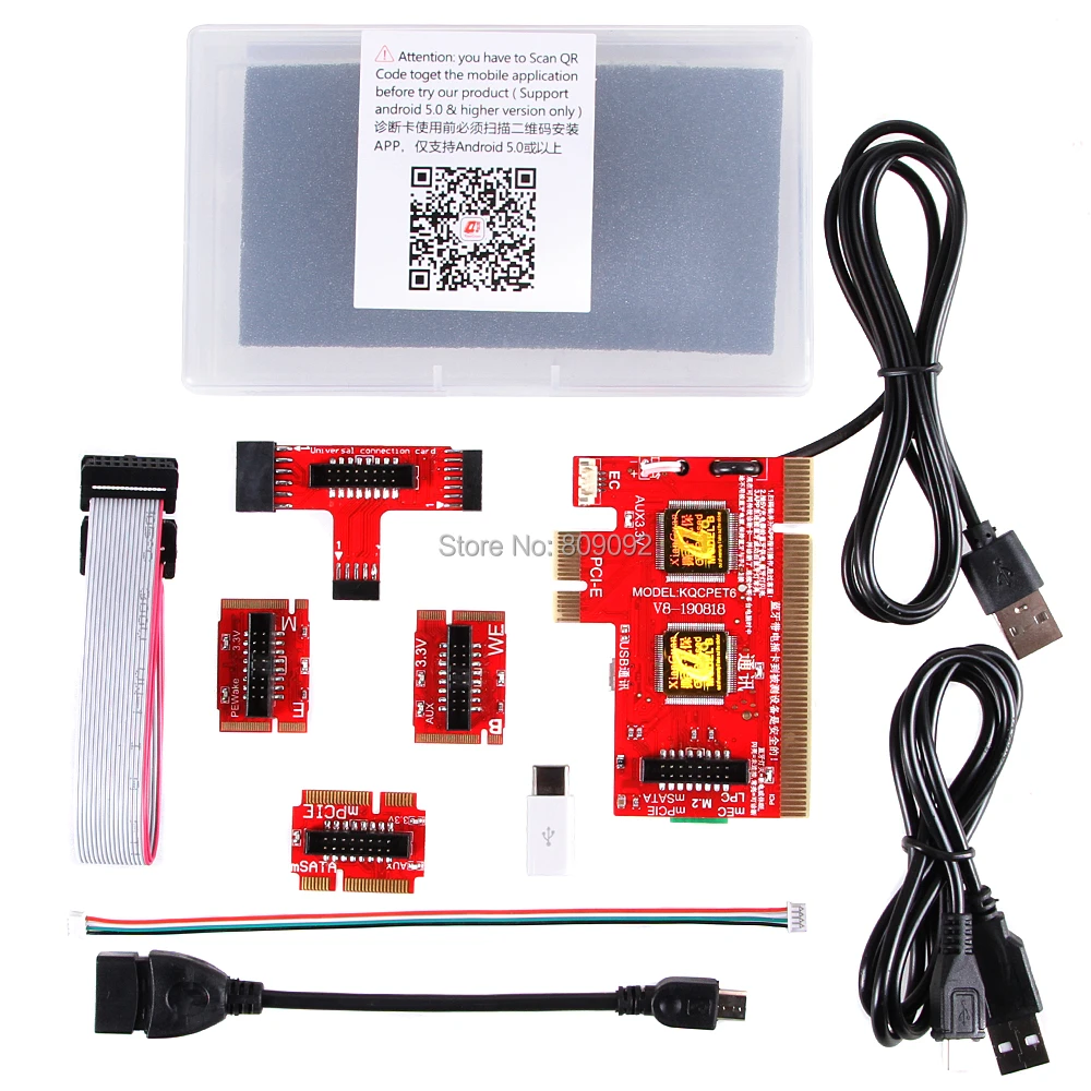 USB/PCI/PCIE/MiniPCIE/LPC/EC Computer Motherboard Diagnostic Analyzer Tester Card For PC Notebook laptop and Smart Phone