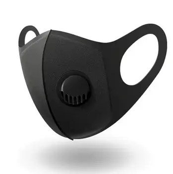 

Adults Polyurethane Sponge Breath Valve PM2.5 Mouth Mask Anti-Dust Anti Pollution Mask Cloth Activated Carbon Filter mascarillas