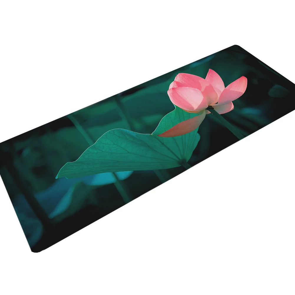 Lotus Zeegle дверной коврик Crpet для гостиной, Впитывающий Коврик для ванной, кухонный коврик с цветочным узором, детский коврик для спальни, домашний декор - Цвет: Lotus