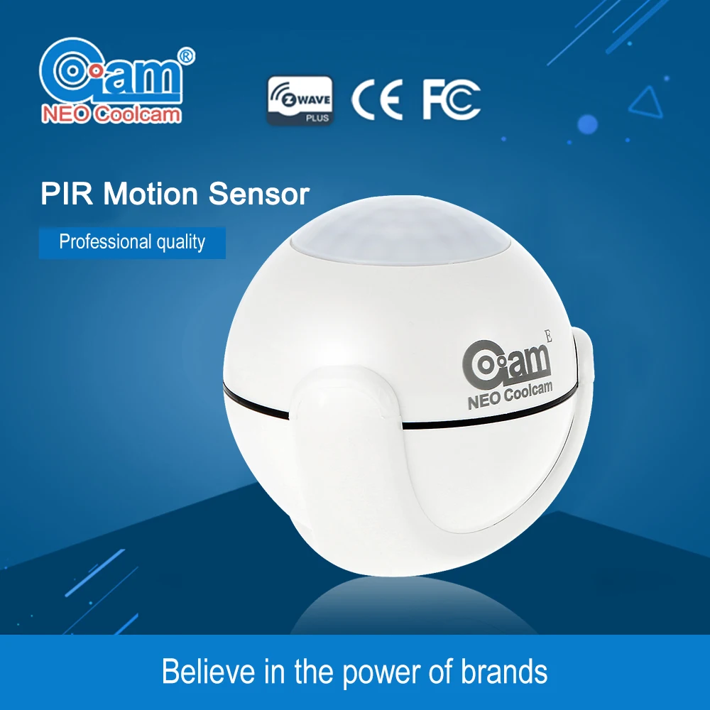 

NEO COOLCAM Z-wave PIR Wireless Smart Motion Sensor Detector Infrared Motion Alarm Sensor For Home Automation