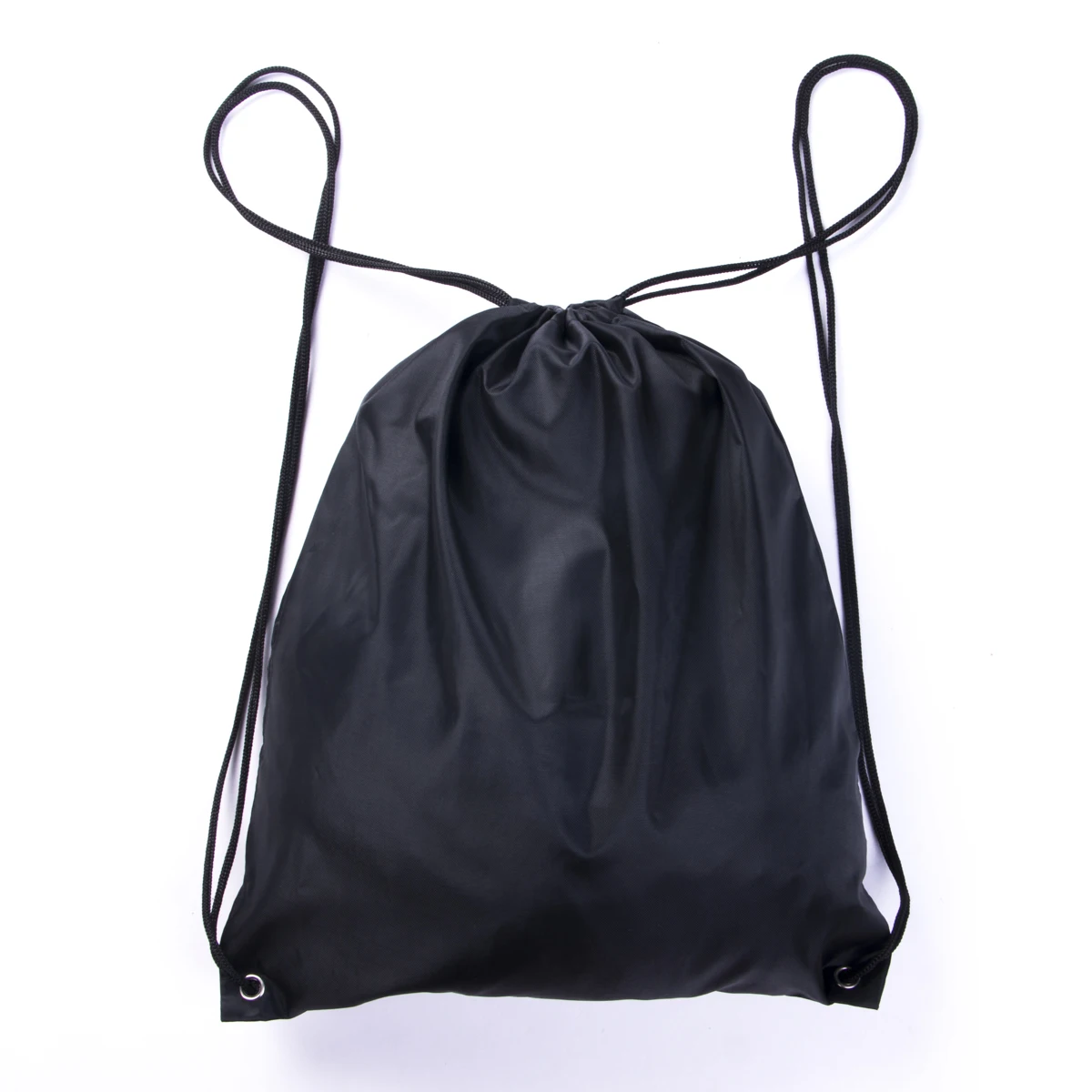 Billede af Unisex Sports Waterproof Drawstring Bag String Bag Gym Casual Sport Shoe Bags Solid Color Backpack for School Outdoor Activities